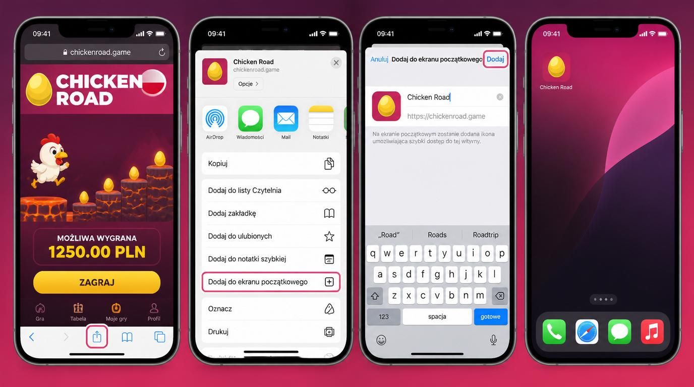 Dodawanie gry do ekranu głównego na iOS